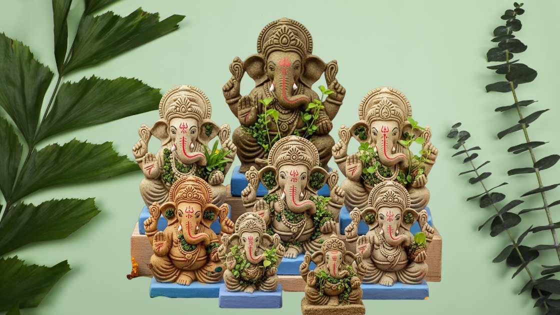 eco-friendly Ganesha idols on Amazon